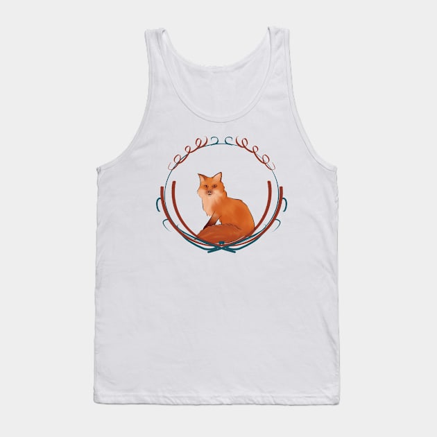 copper fox Tank Top by RosieAmberg